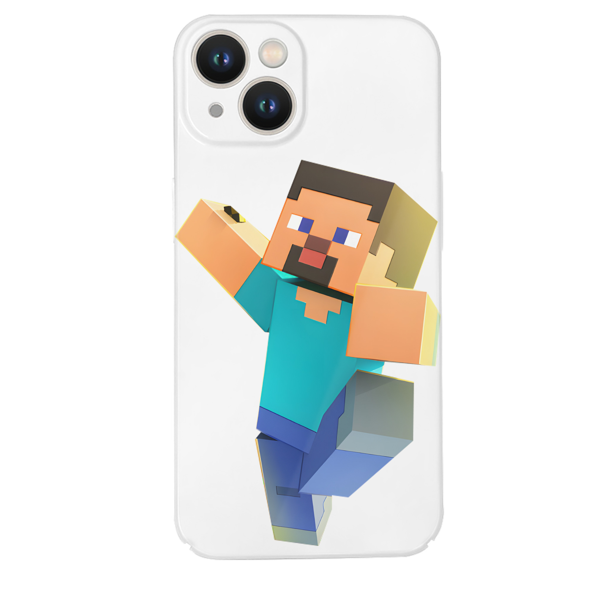 （画像用） マインクラフト ブロックの世界 Minecraft MC Block world 【iPhone 14シリーズ対応】ハードケース
